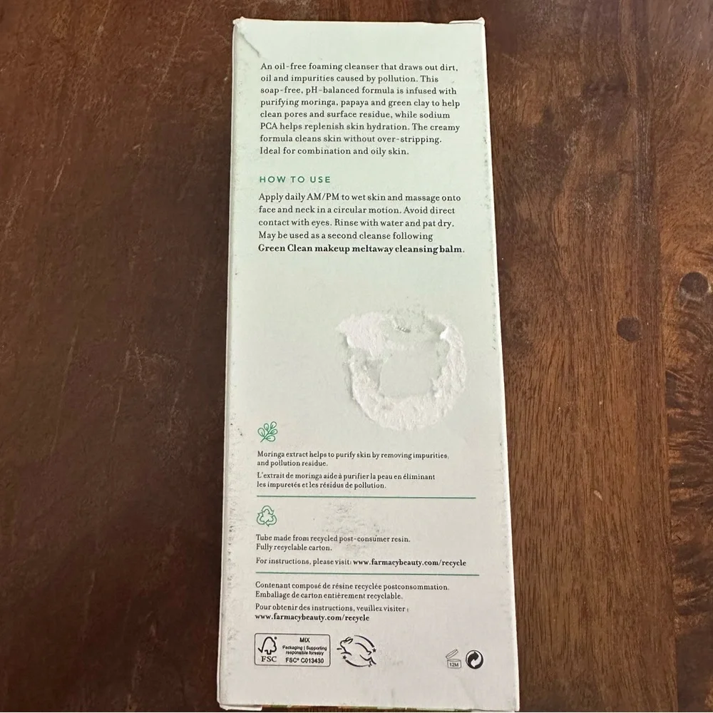 Farmacy Whipped Greens‎ oil free foaming cleanser 150mL